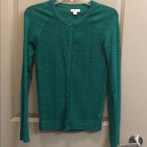 Dark Kelly Green Cardigan